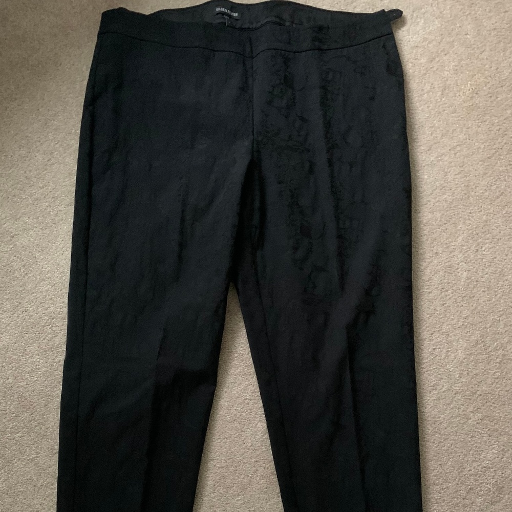 Eileen Fisher Jacquard Ankle Pants
